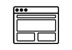 An icon of an internet browser